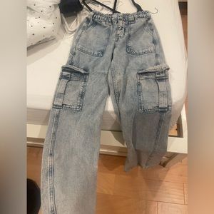 Trendy Skater Cargo Light Washed pants